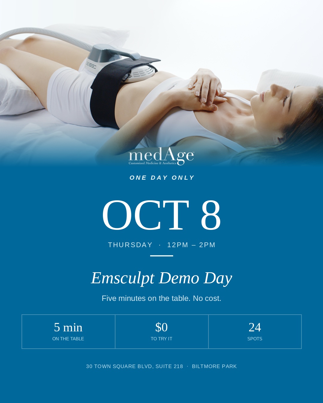 Emsculpt Demo Day